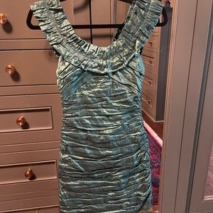 BCBG mini dress evergreen size 0
